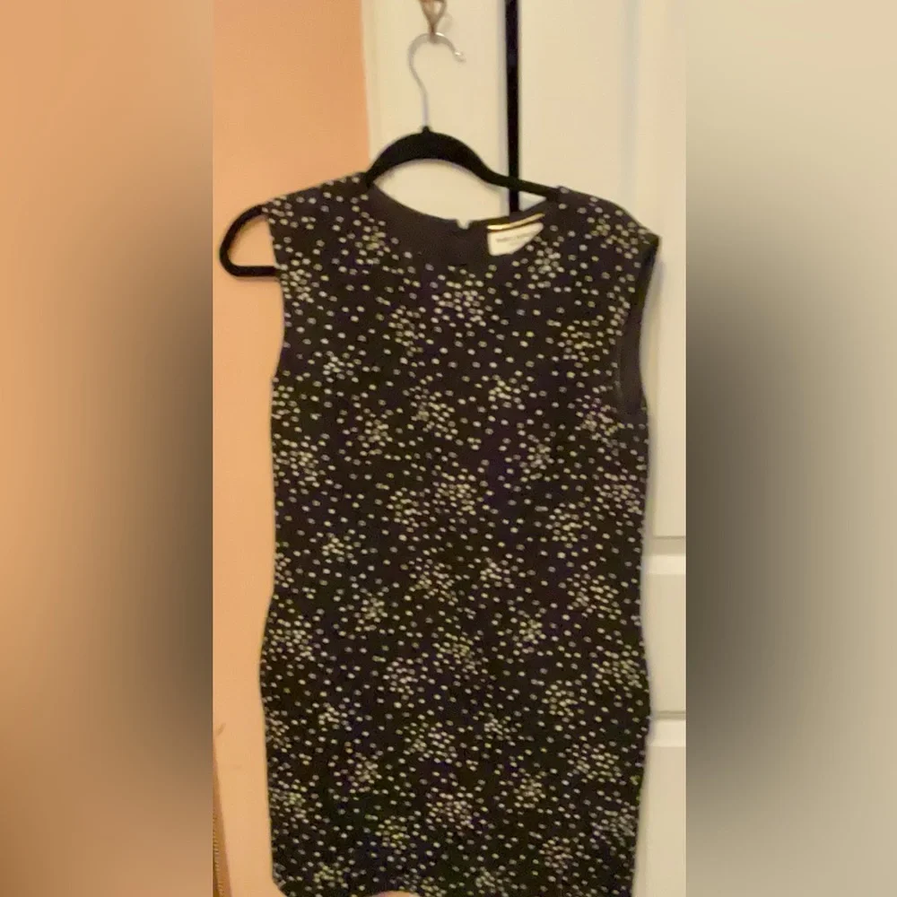 Saint Laurent Black and White STAR ⭐️ Pattern Dress! - Picture 4 of 9